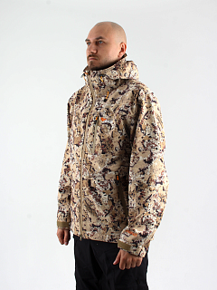 Аргамак куртка для охоты PRIDE, софт-шелл, принт камыш Аргамак куртка для охоты PRIDE, софт-шелл, принт камыш